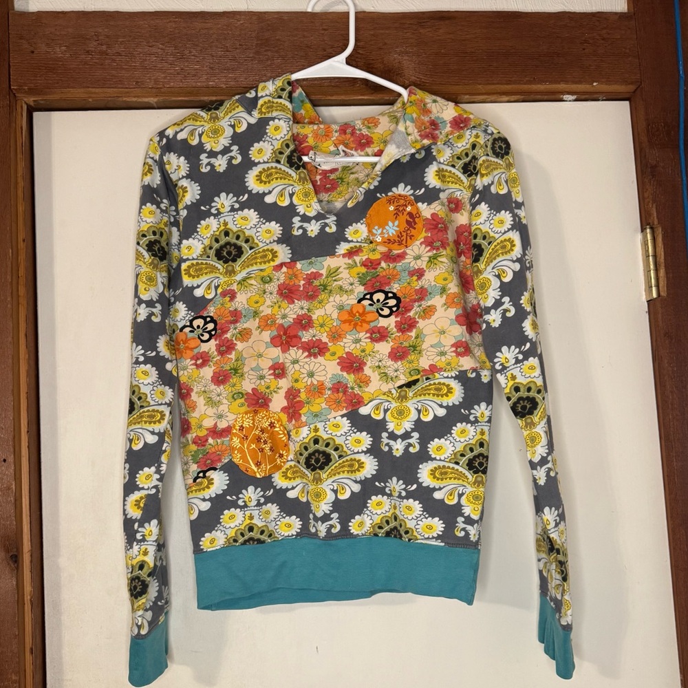 Floral Patchwork Women's Hoodie